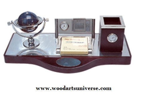 Desk Organizer With Globe  WAUSCBH0286